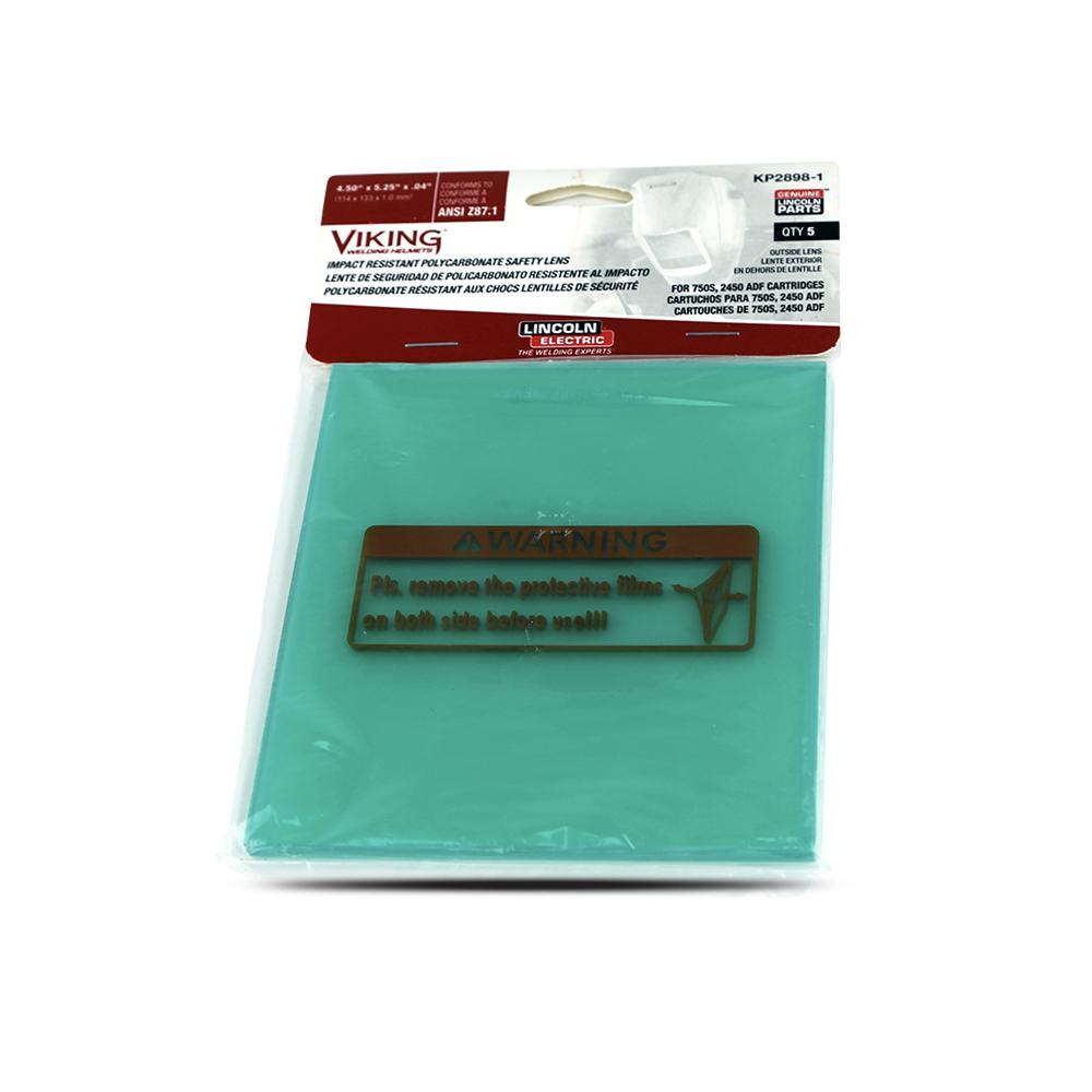 Lincoln Electric KP2898-1 (LINS169294) 3350 Viking helmets Welding Lens Cover Extension Suits - 5 Pack