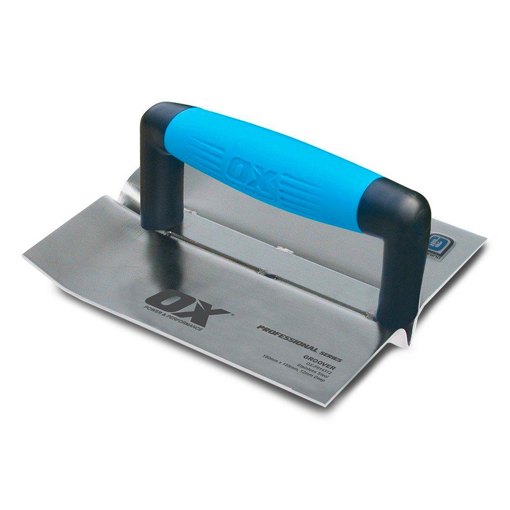 OX Tools OX-P014312 OX Professional 155mm x 180mm (12D) S/S Groover