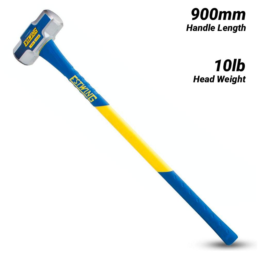 Estwing ESH/SF-1036F 900mm (36") 10lb Normalised Sledge Hammer with Fibreglass Handle