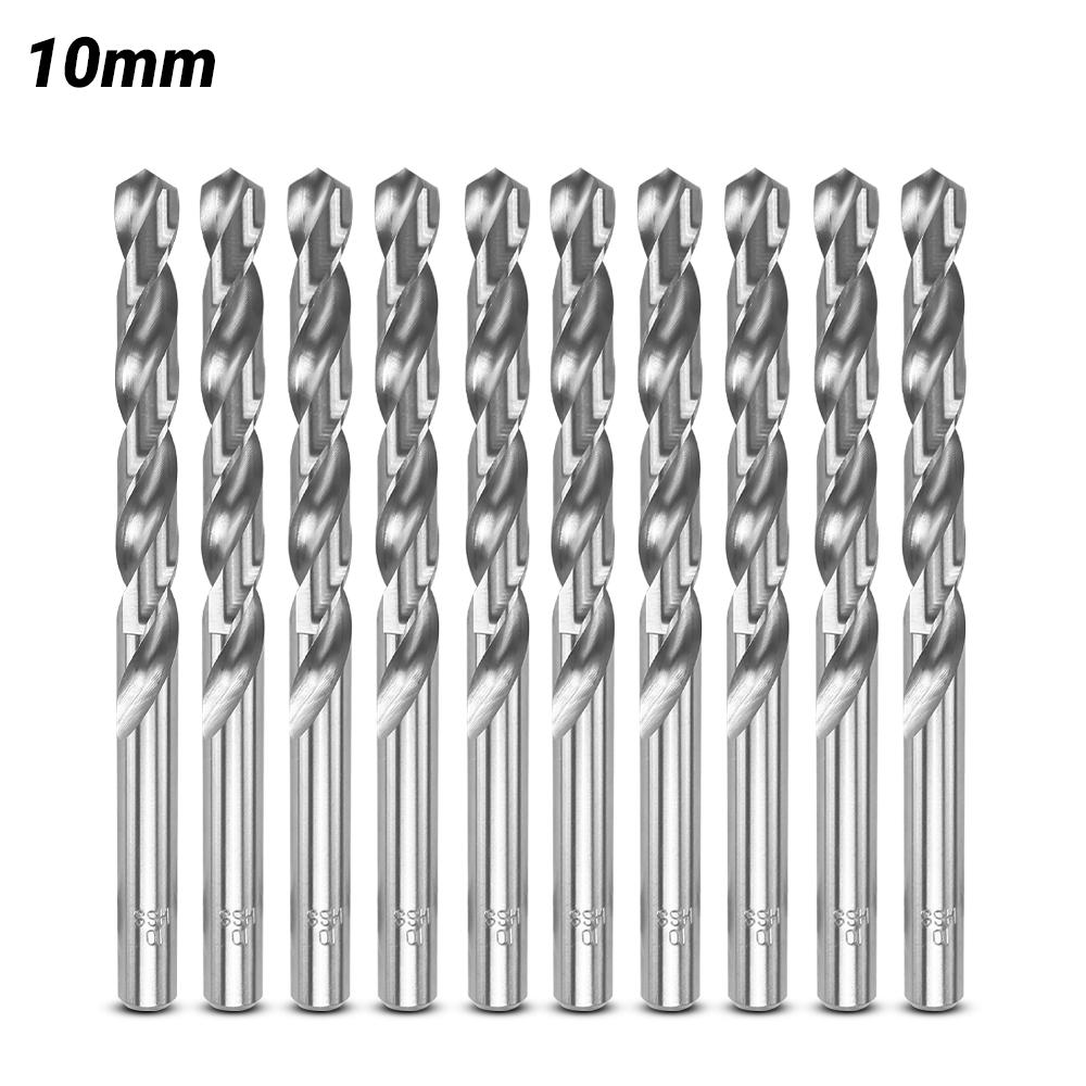 Xtorque X21010 10-Pack 10mm 118º M2 HSS Drill Bit