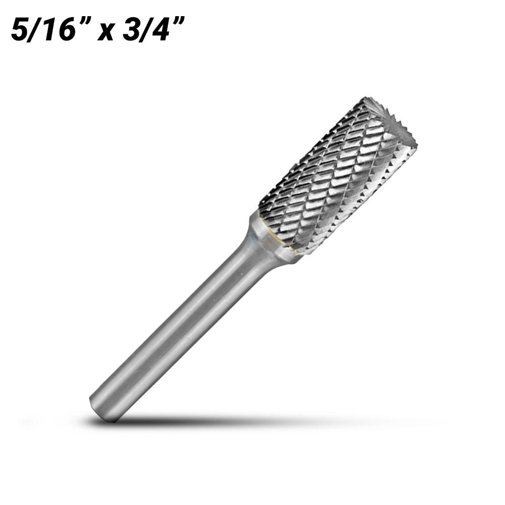 Holemaker CB-SB2 5/16" x 3/4" Cylindrical End Cut Carbide Burr