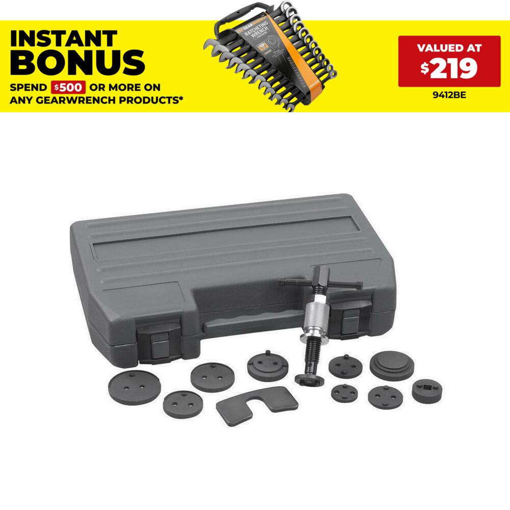GEARWRENCH 41540 11pce Rear Brake Caliper Set