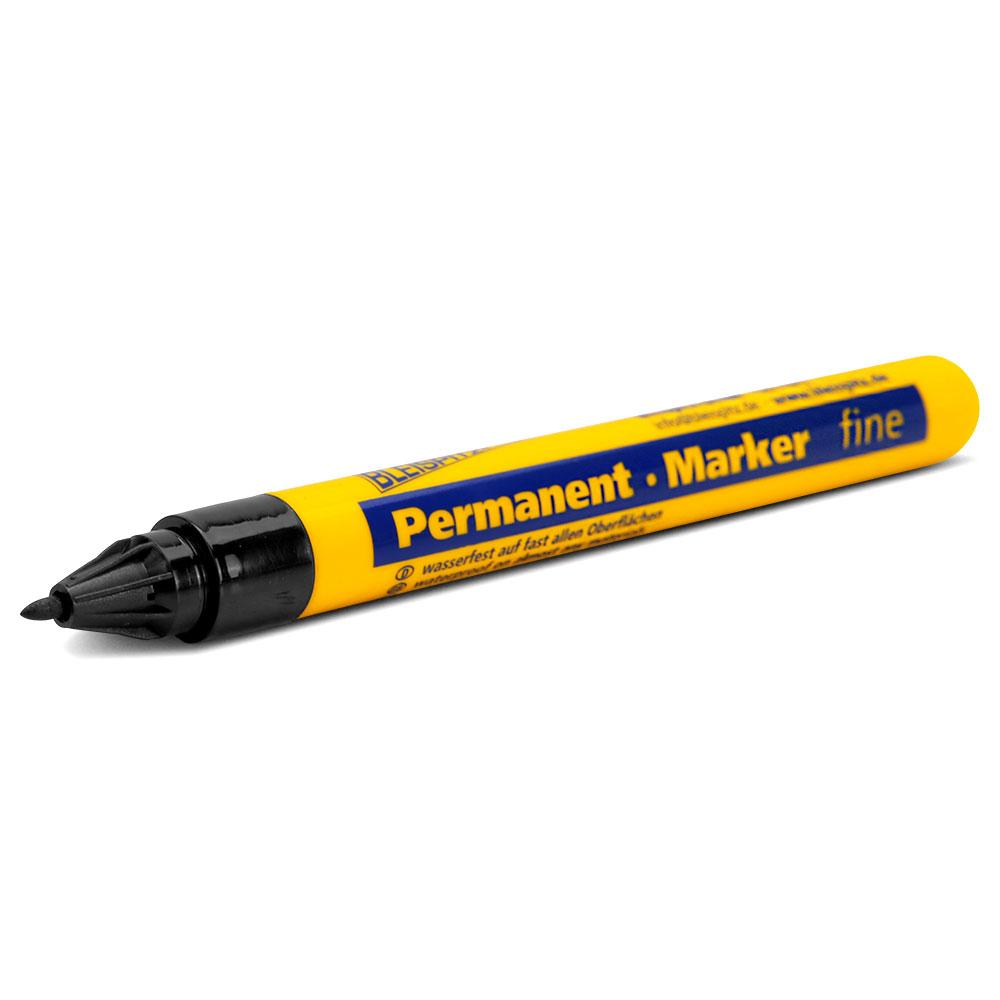 Bleispitz 0679 Single Quick Dry 1mm Fine Point Black Permanent Marker - MADE IN GERMANY