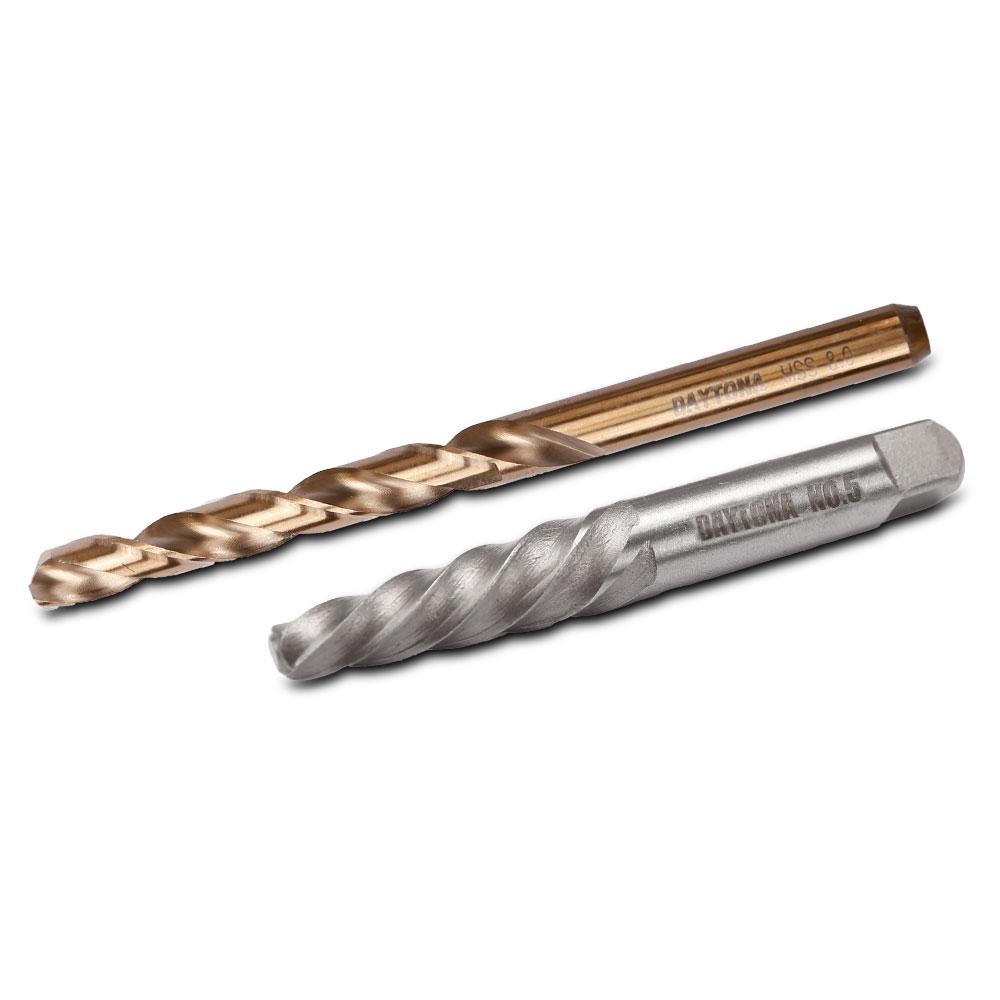 Daytona DSED58 9mm Screw Extractor and 8mm HSS Drill Set