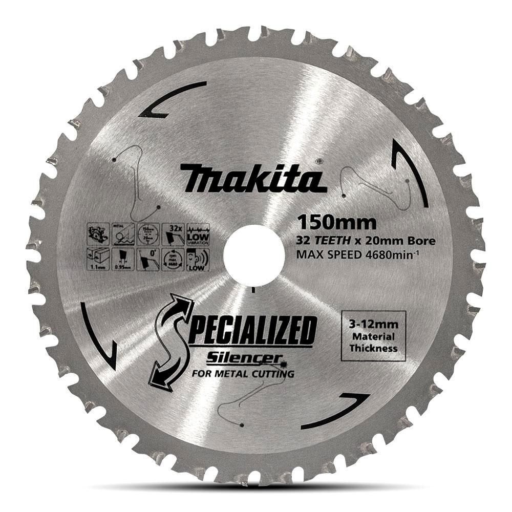 Makita B-68292 150mm (6") 32T Specialized Silence Metal TCT Saw Blade