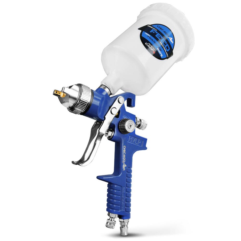 Chicago Air CAGF6 600mL Gravity Feed Spray Gun with 1.4mm Nozzle