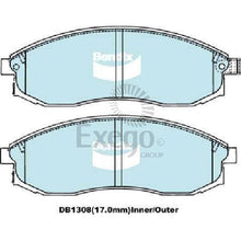 DB1308TS Front Brake Pads for Nissan Skyline R33 / R34 / Stagea / Maxima A32-A33 & Mitsubishi Triton K-Series 2000+ [09/89 - 01/06]