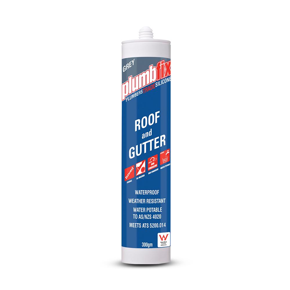 Bostik 30840191 300g Plumbfix Roof and Gutter Sealant Cartridge - Grey