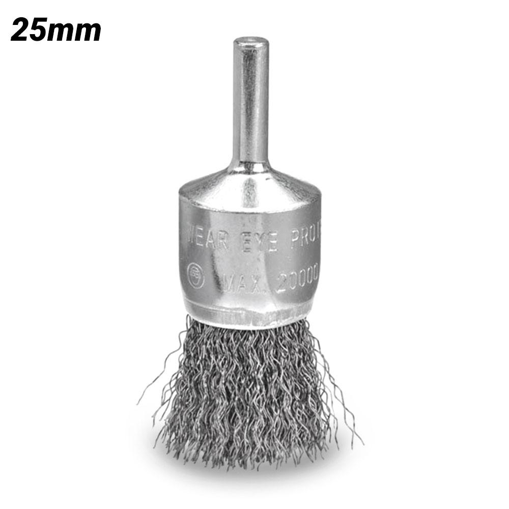 Bordo 5114-25.3 25mm 0.3mm Steel Wire High Speed Crimp Wire End Brush