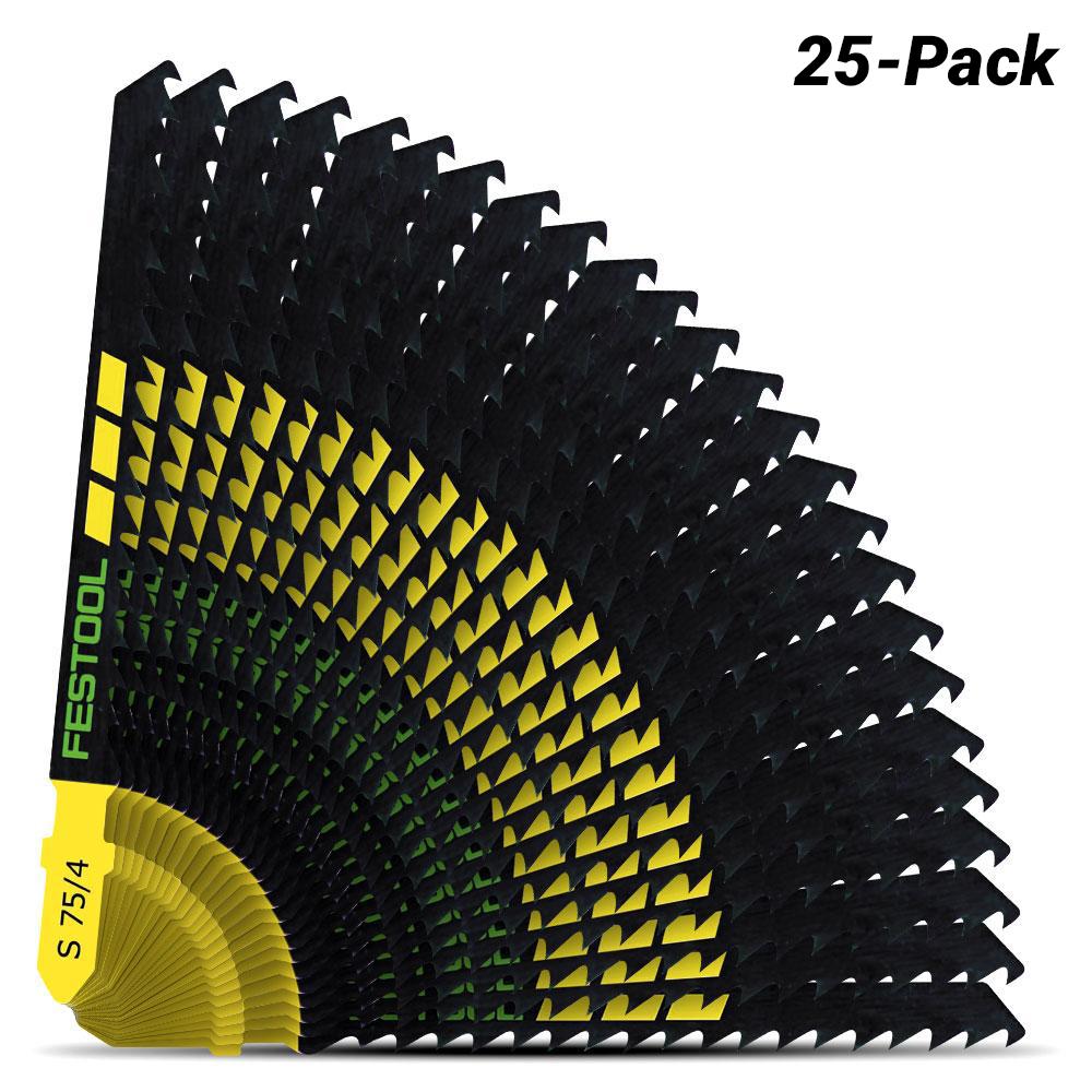 Festool S 75/4/25 (204306) 25-Pack Jigsaw Blades