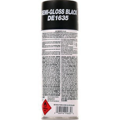 Dupli-Color Ceramic Engine Enamel Spray Paint Ford Semi Gloss Black 310g DE1635
