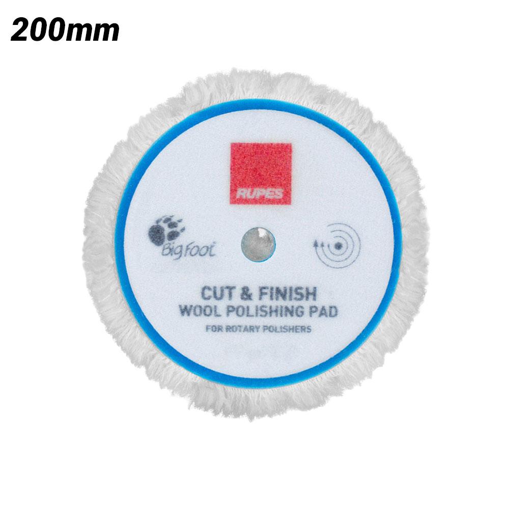Rupes 9.BL200F 200mm Big Foot Cut & Finish Wool Polishing Pad