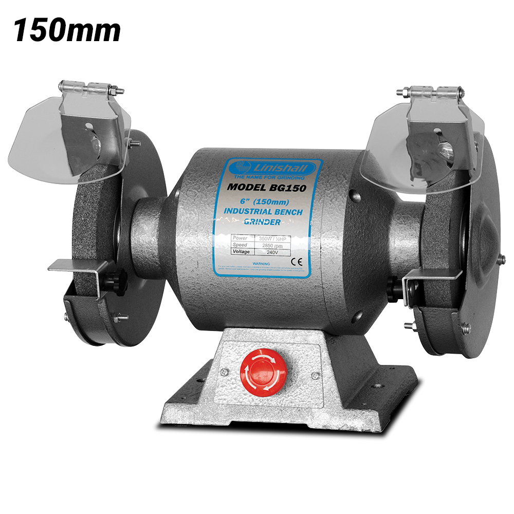 Linishall BG150 150mm (6") Heavy Duty Industrial Bench Grinder
