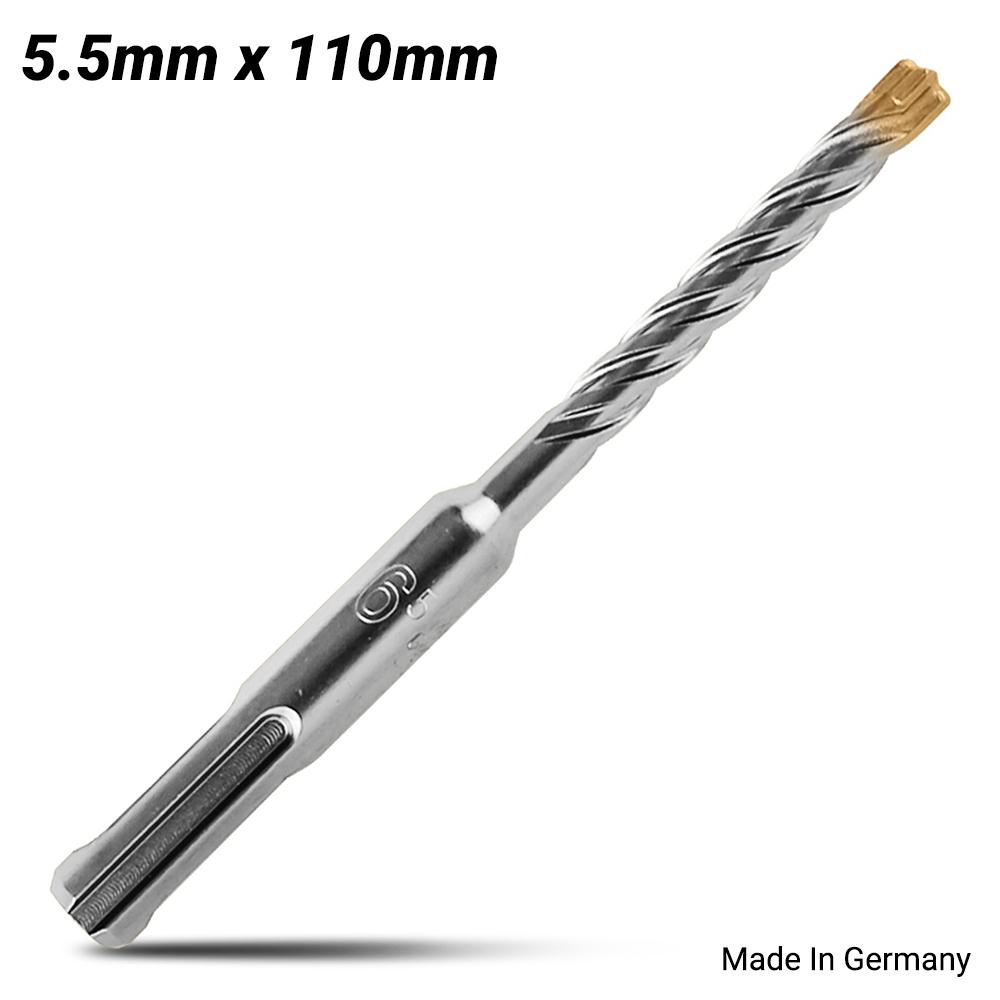 Xtorque X551104 Platinum SDS PLUS 5.5mm x 110mm Platinum 4 Cutter Drill Bit - MADE IN GERMANY