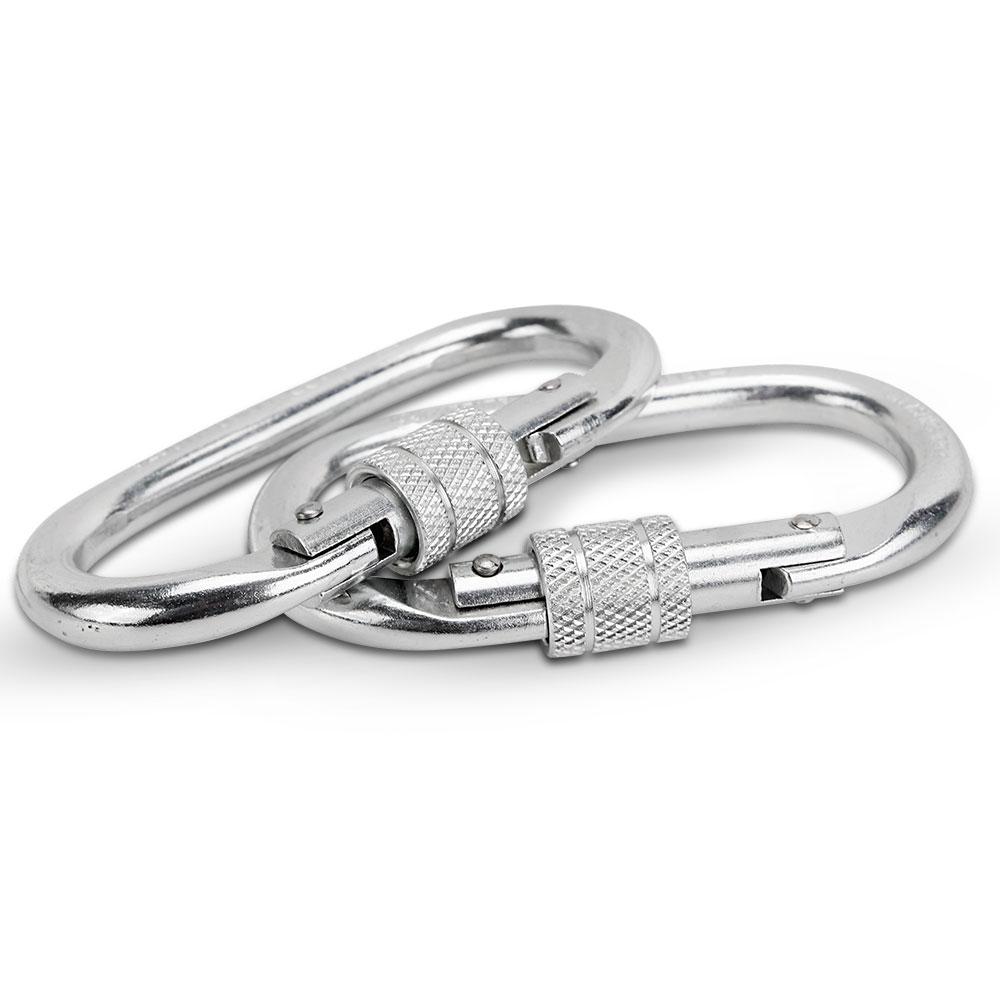Climbrite CLK2  2-Pack 23kN O-Shaped Screw Gate Carabiner