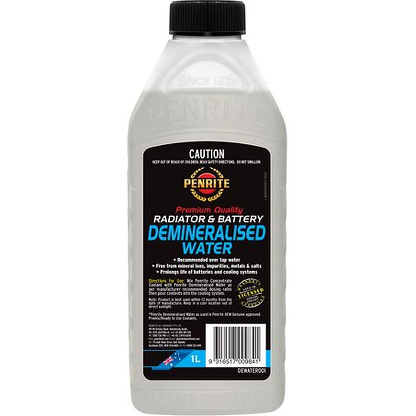 Penrite Demineralised Water — 1L DEWATER001