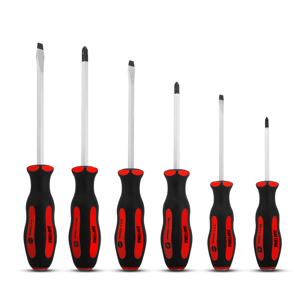 Daytona X6GTSS 6pce Thru Tang Screwdriver Set
