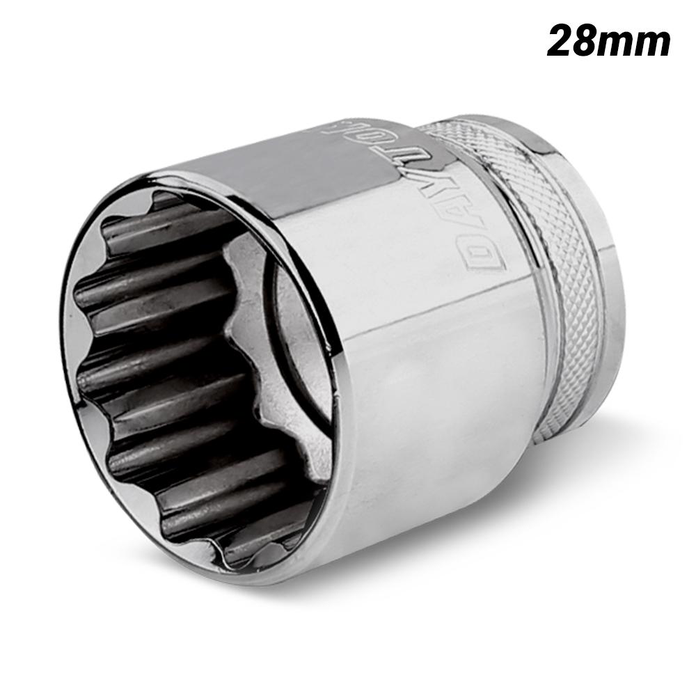 Daytona D1228SS 1/2" Drive 12 Point 28mm Metric Socket