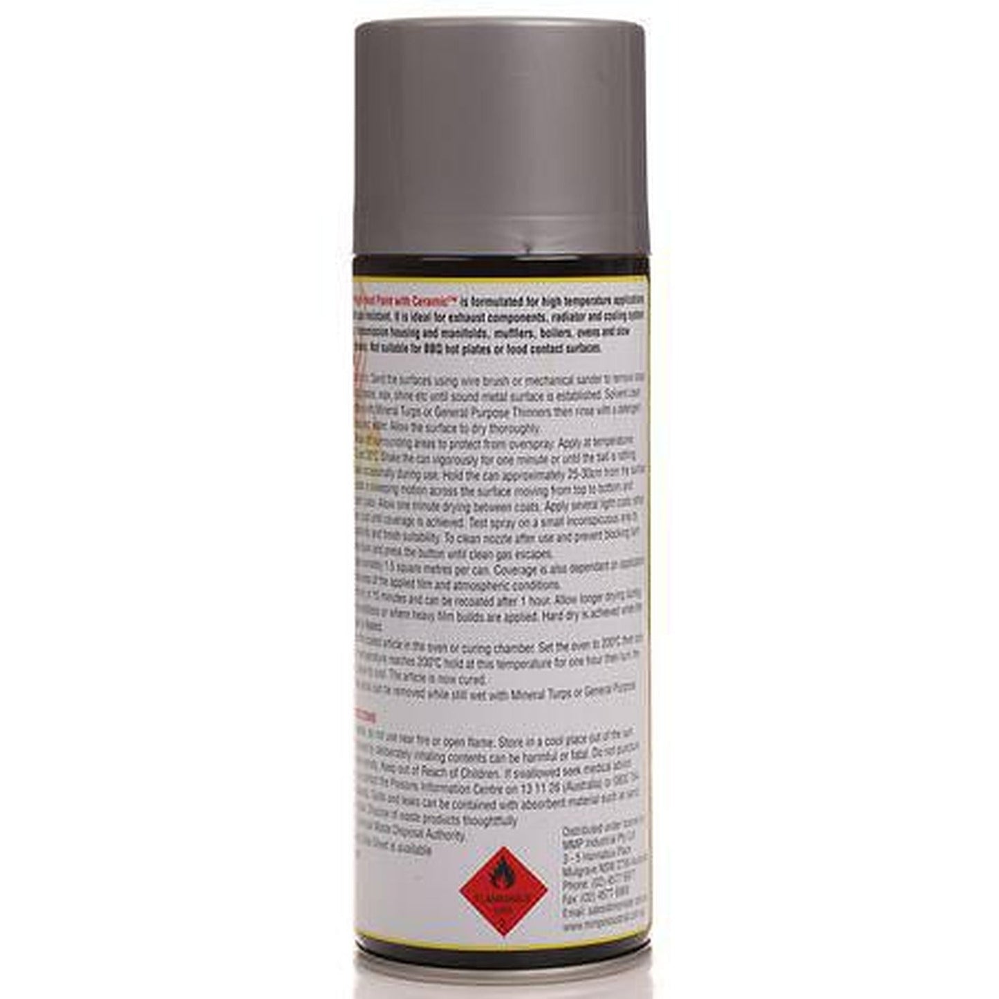 Dupli-Color High Heat Ceramic Paint Flat Silver 340g DH1620