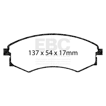 EBC Ultimax Brake Pad Set DP1358