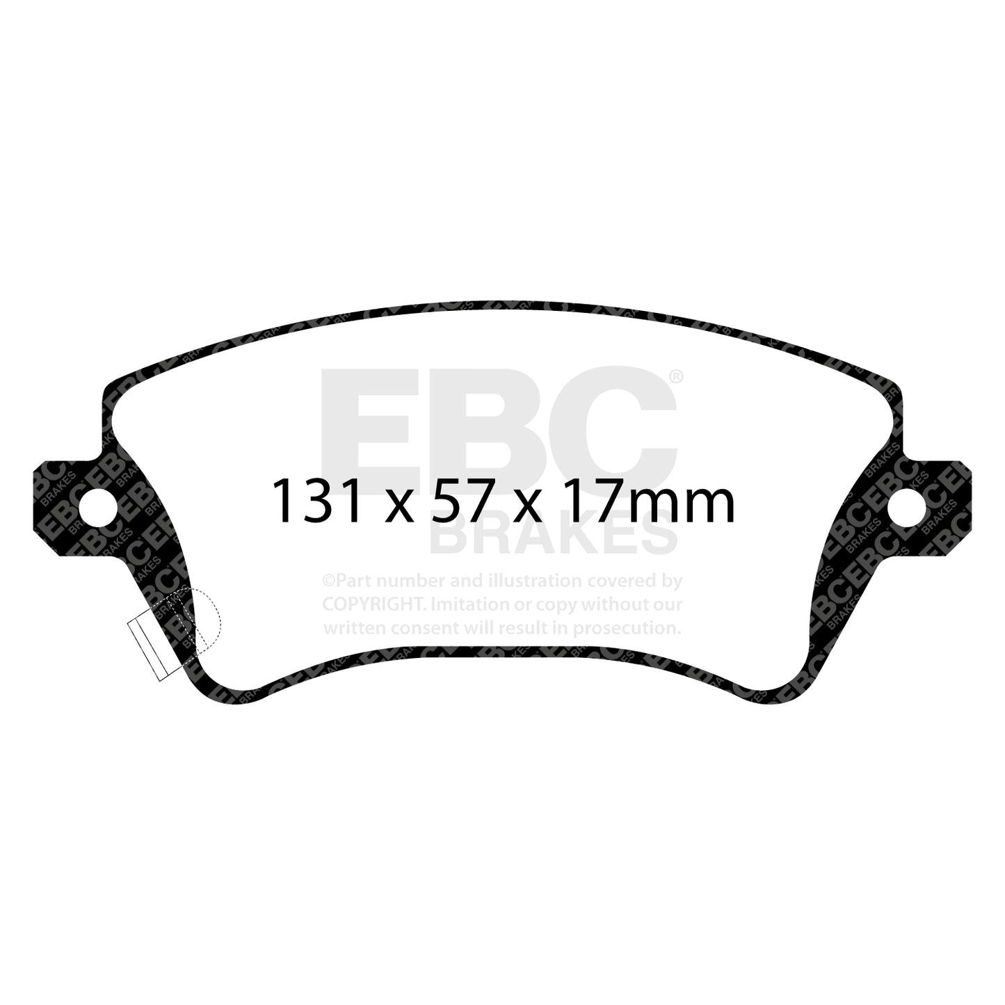 EBC Ultimax Brake Pad Set DP1457