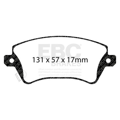 EBC Ultimax Brake Pad Set DP1457