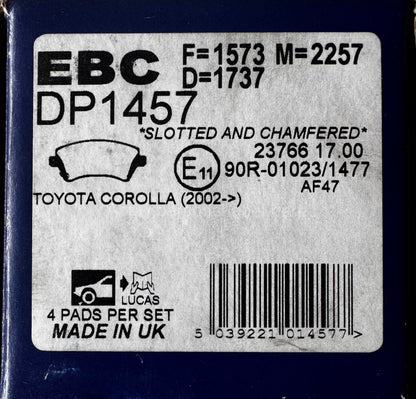 EBC Ultimax Brake Pad Set DP1457