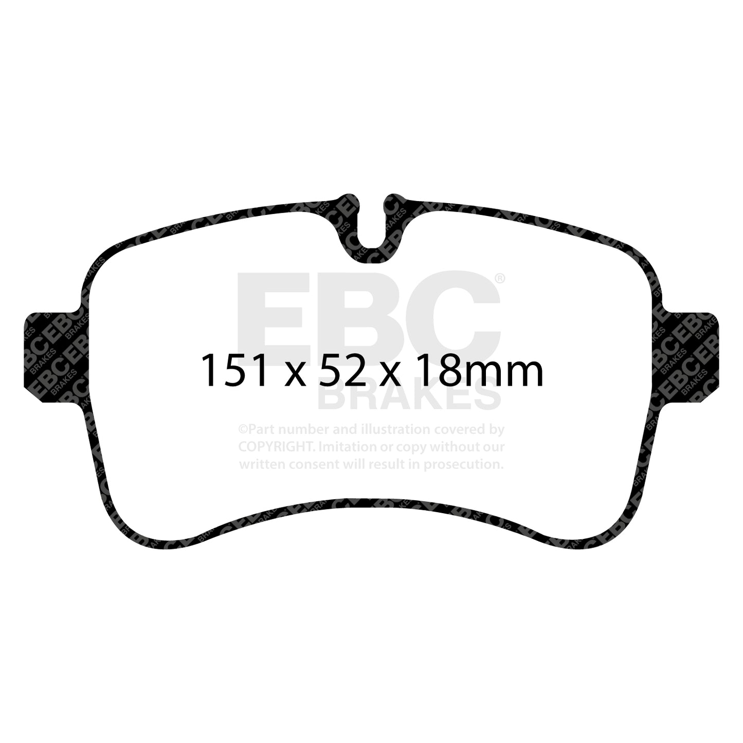 EBC Ultimax Brake Pad Set DP1979