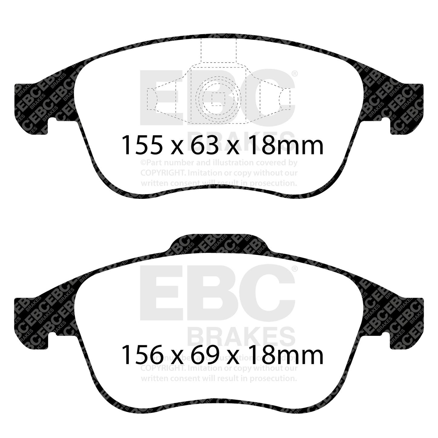 EBC Ultimax Brake Pad Set DP1992