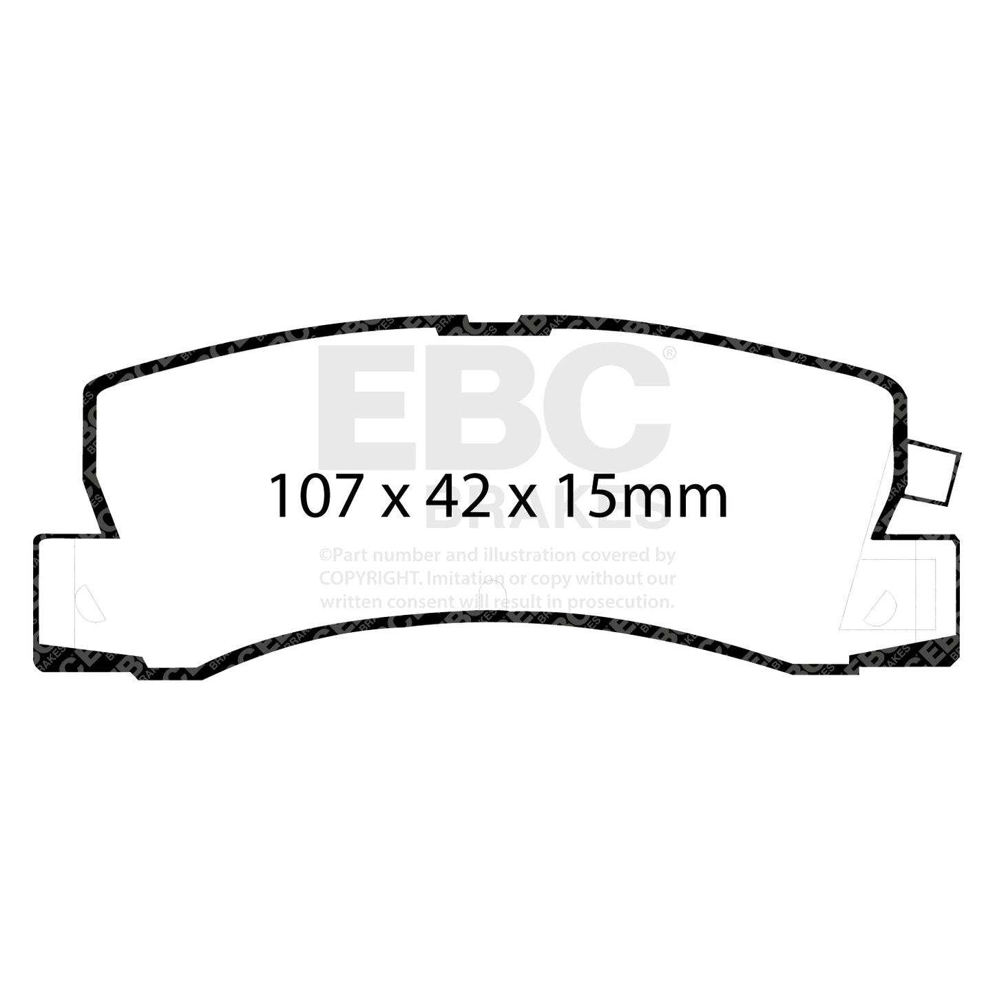EBC Ultimax Brake Pad Set DP628