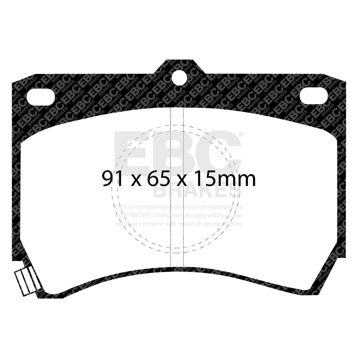 EBC Ultimax Brake Pad Set DP655