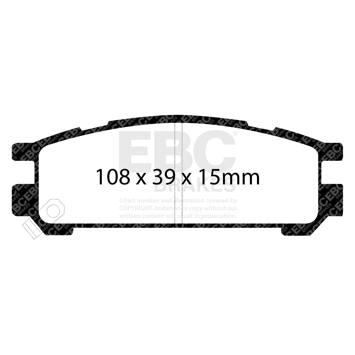 EBC Ultimax2 Brake Pad Set DP821