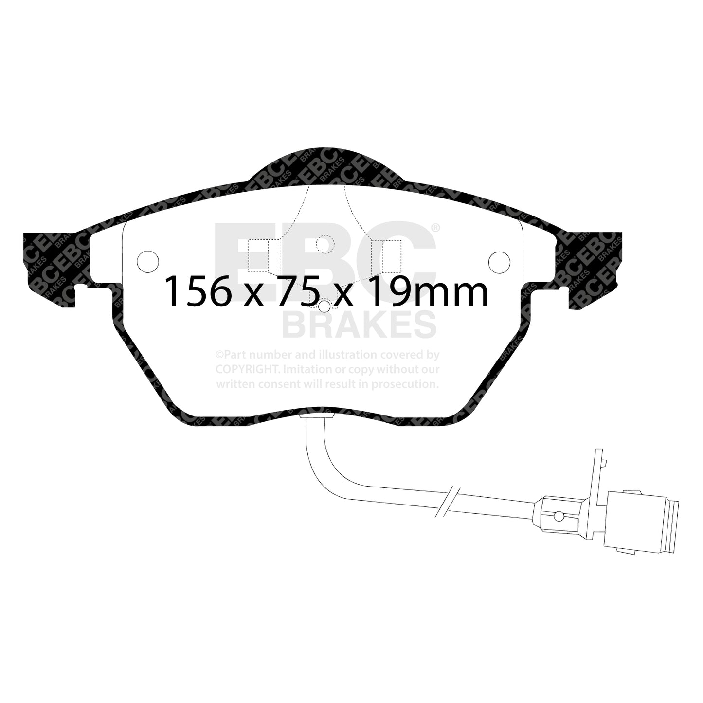 EBC Ultimax Brake Pad Set DP836