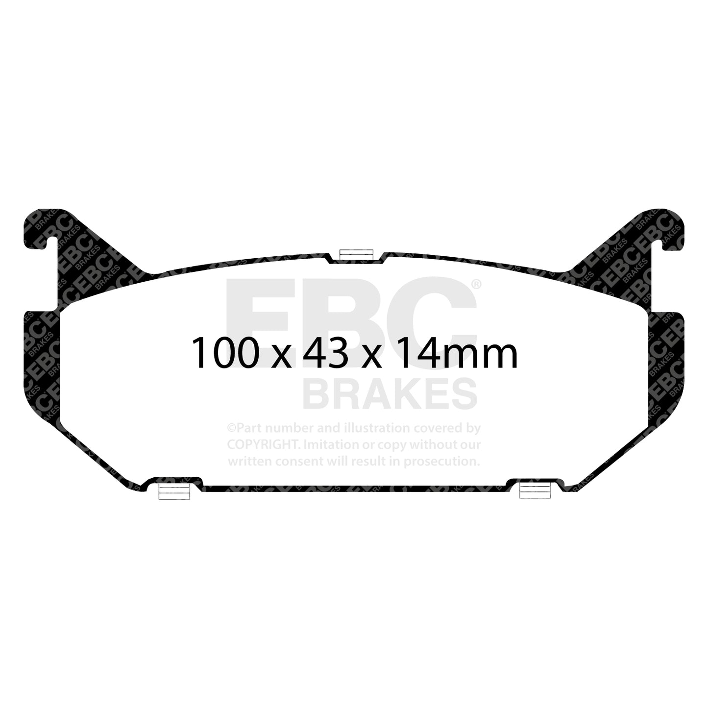 EBC Ultimax Brake Pad Set DP972