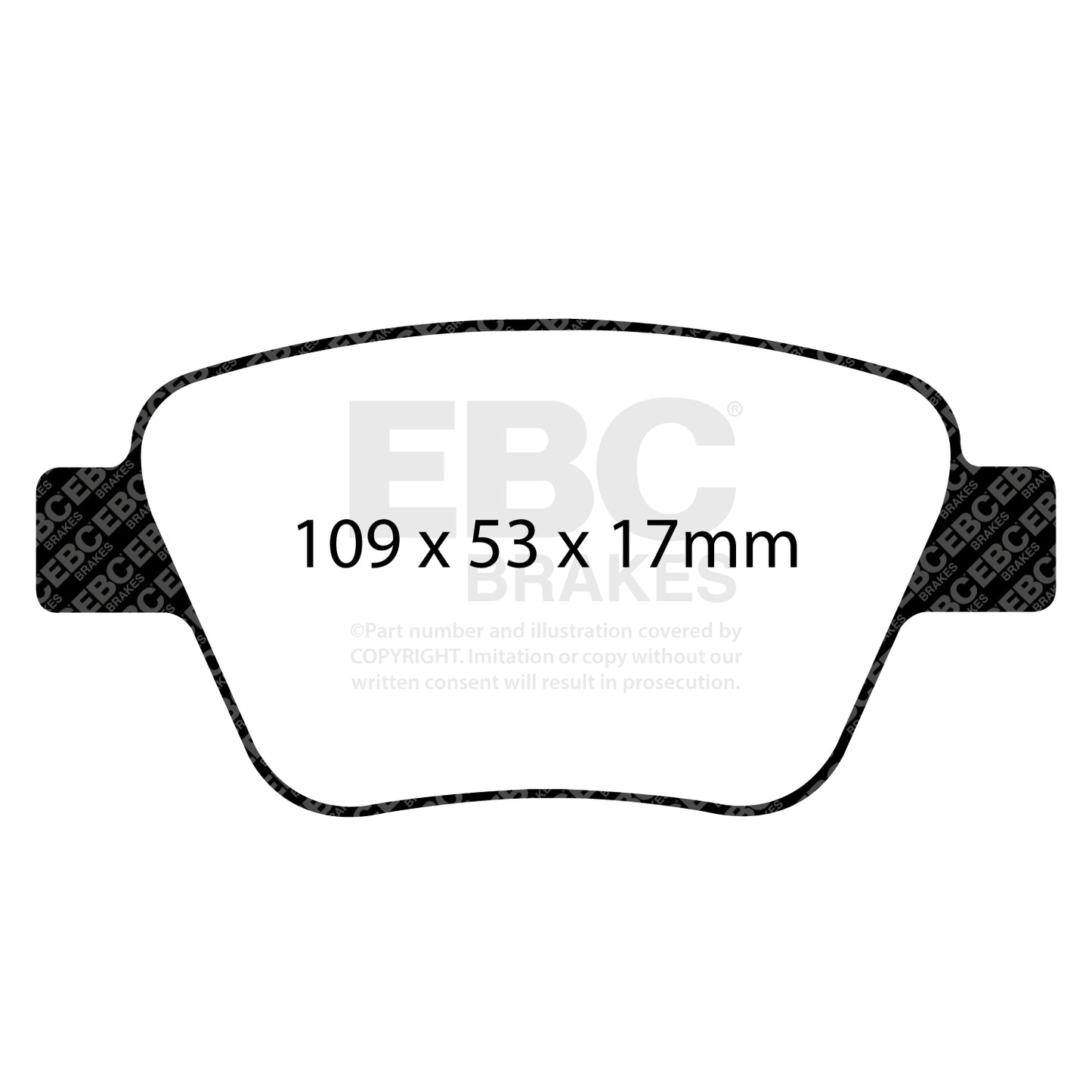 EBC Ultimax Heavy Duty Brake Pad Set DPX2075