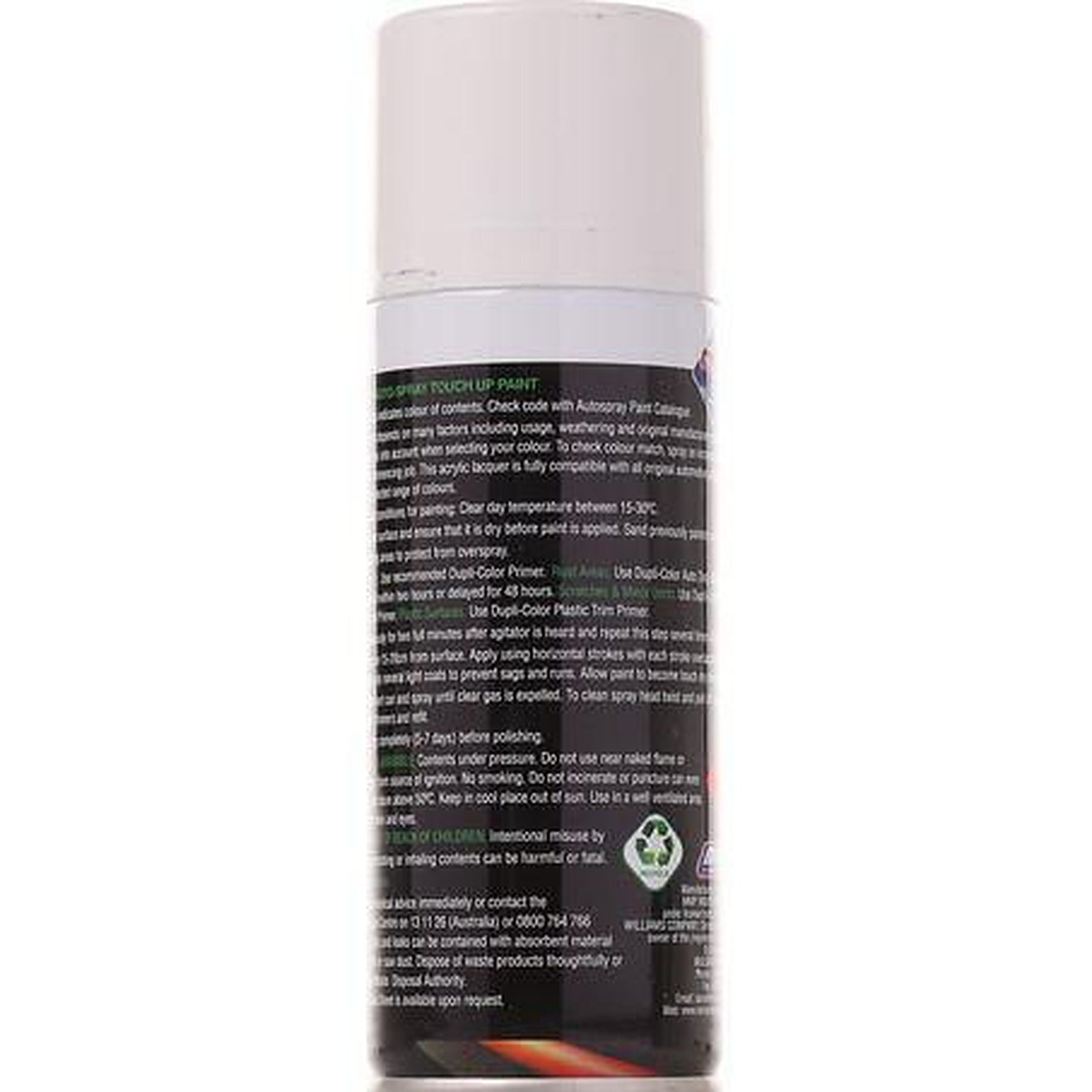 Dupli-Color Automotive Spray Paint Winter White 150g DSF92
