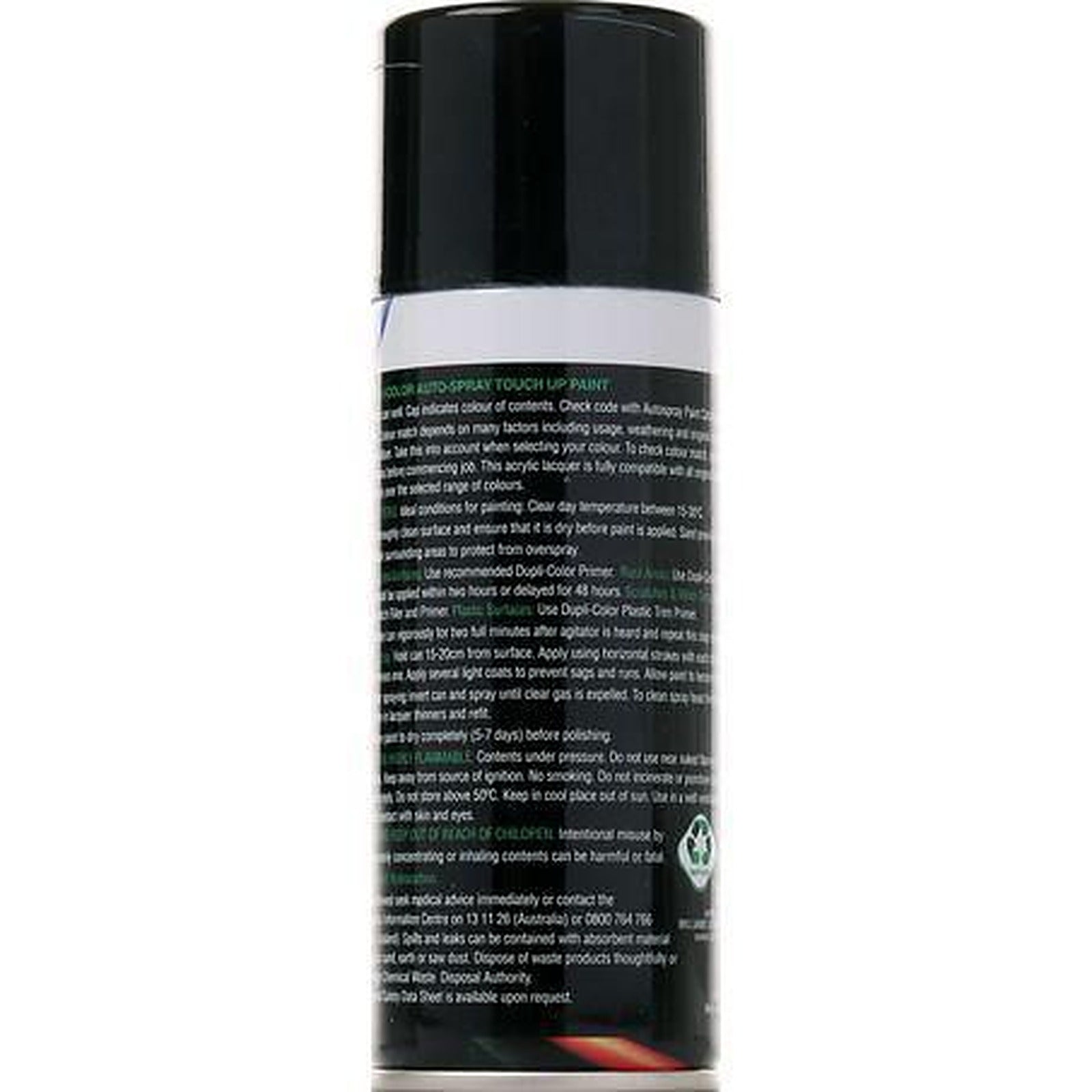 Dupli-Color Automotive Spray Paint Black Metallic (Holden) 150g DSH101