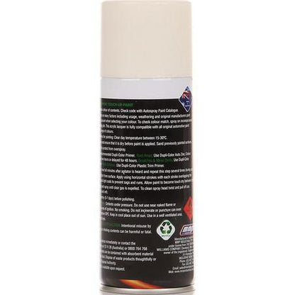 Dupli-Color Automotive Spray Paint Glacial White 150g DST56