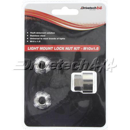 Drivetech 4X4 Light Bar Lock Nut Kit M10 x 1.5