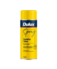 Dulux Spray Gloss Dandelion Yellow Spray Paint 325g 212064
