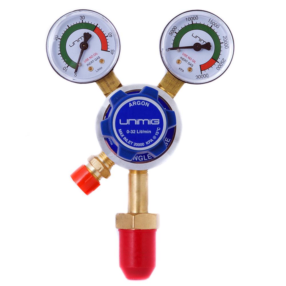 UNIMIG ARGON-REGULATOR Twin Gauge Argon Regulator