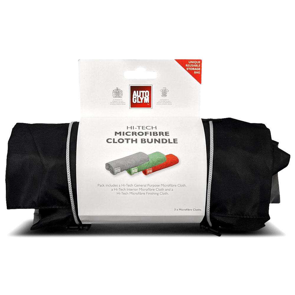 Autoglym AUAAU-BUNDLE 3-Pack Hi-Tech Microfibre Cloth Bundle