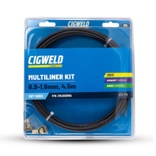 Cigweld CML5K0916A 0.9mm-1.6mm 4.5m Grey Multi Liner Kit