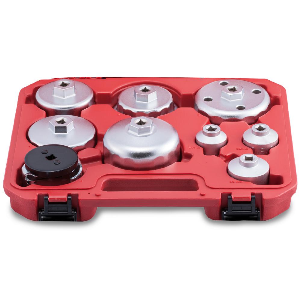 Endeavour Tools ET9024 9pce Oil Filter Wrench Kit Cup Style