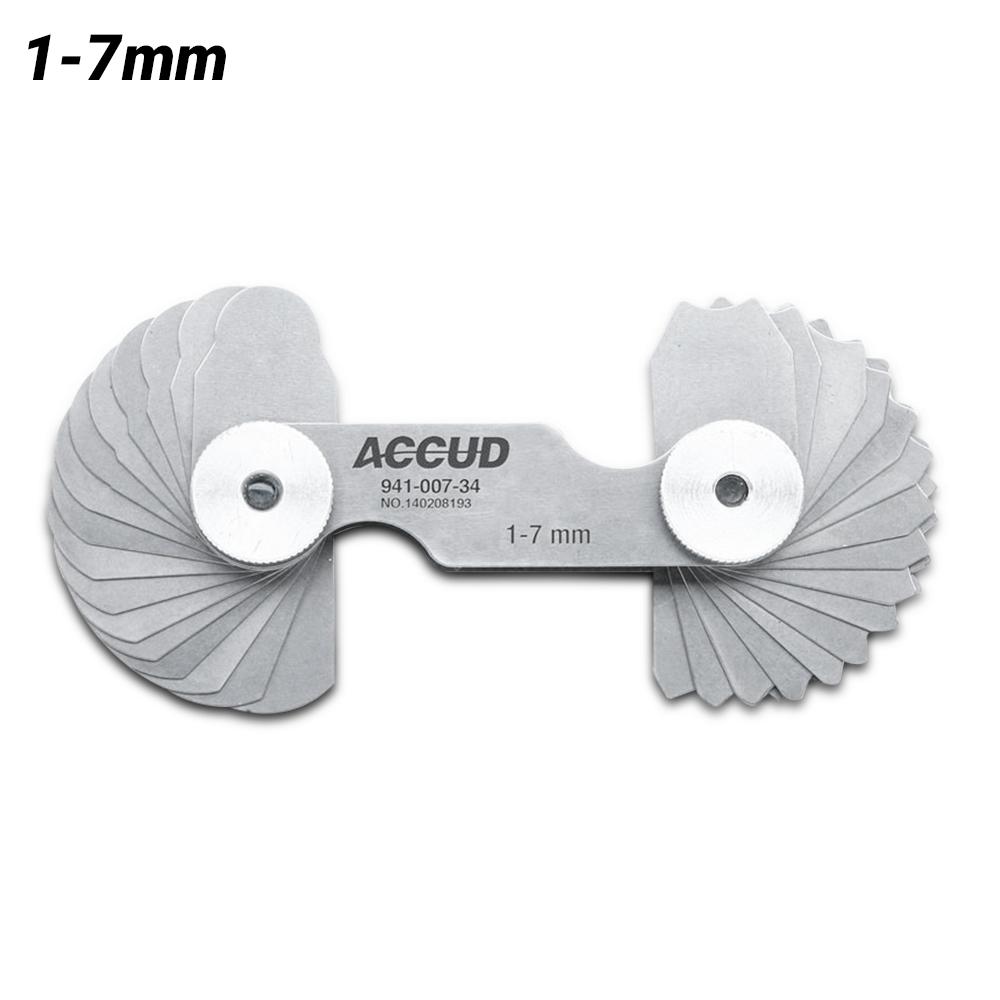 Accud AC-941-007-34 1-7mm Radius Gauge