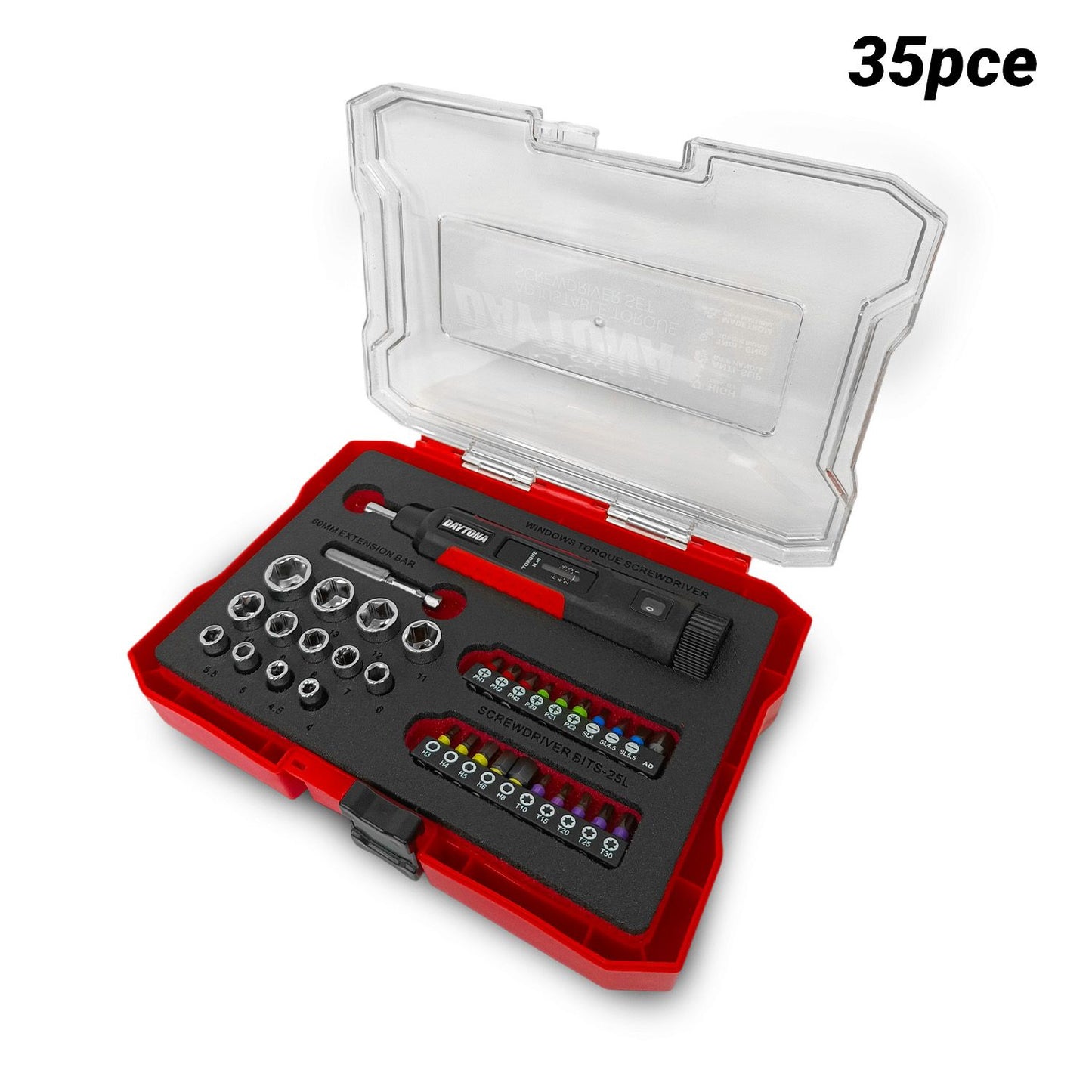Daytona D14TS35 35pce Adjustable Torque Screwdriver Set