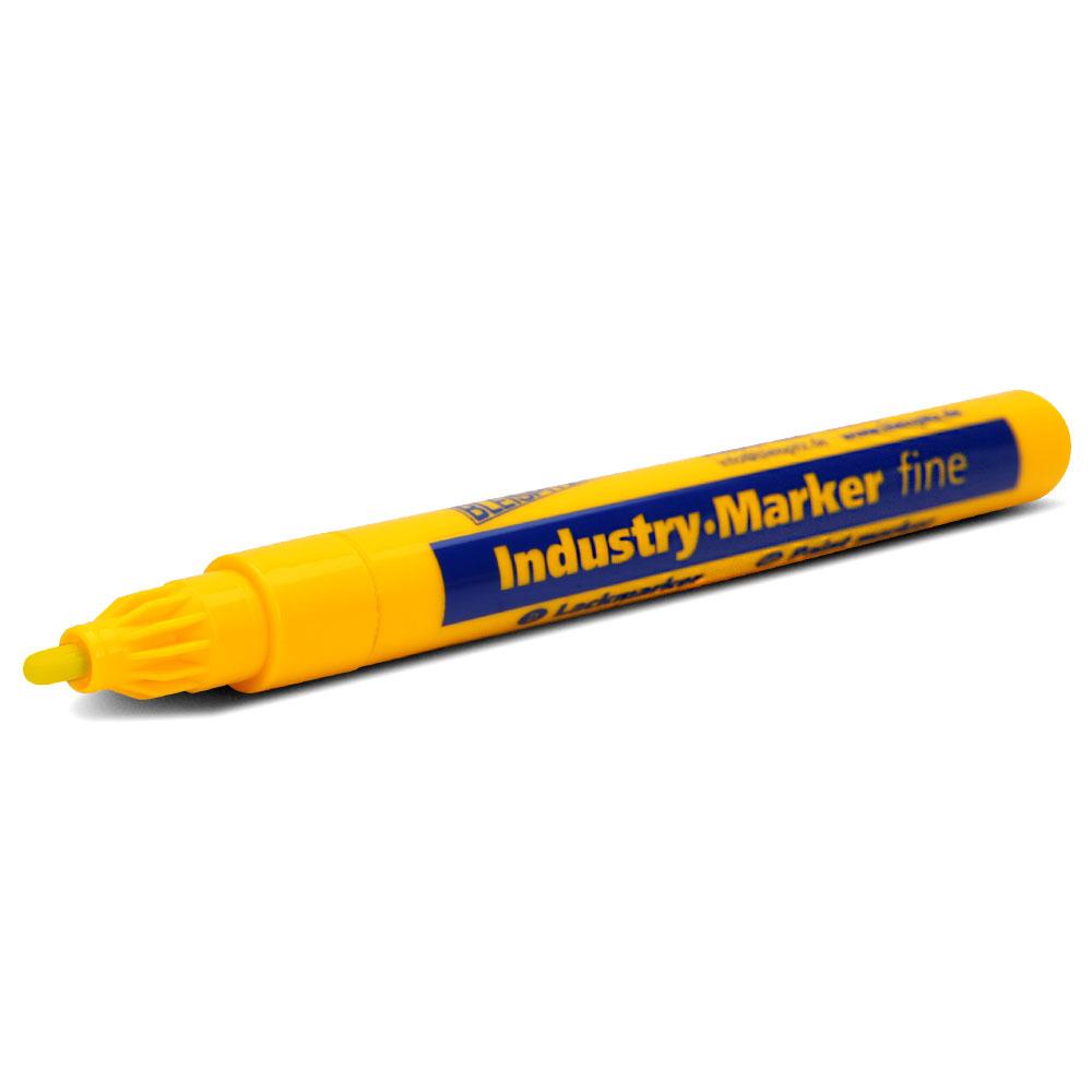 Bleispitz 0952 Single Quick Dry 1-2mm Fine Tip Yellow Paint Marker - MADE IN GERMANY