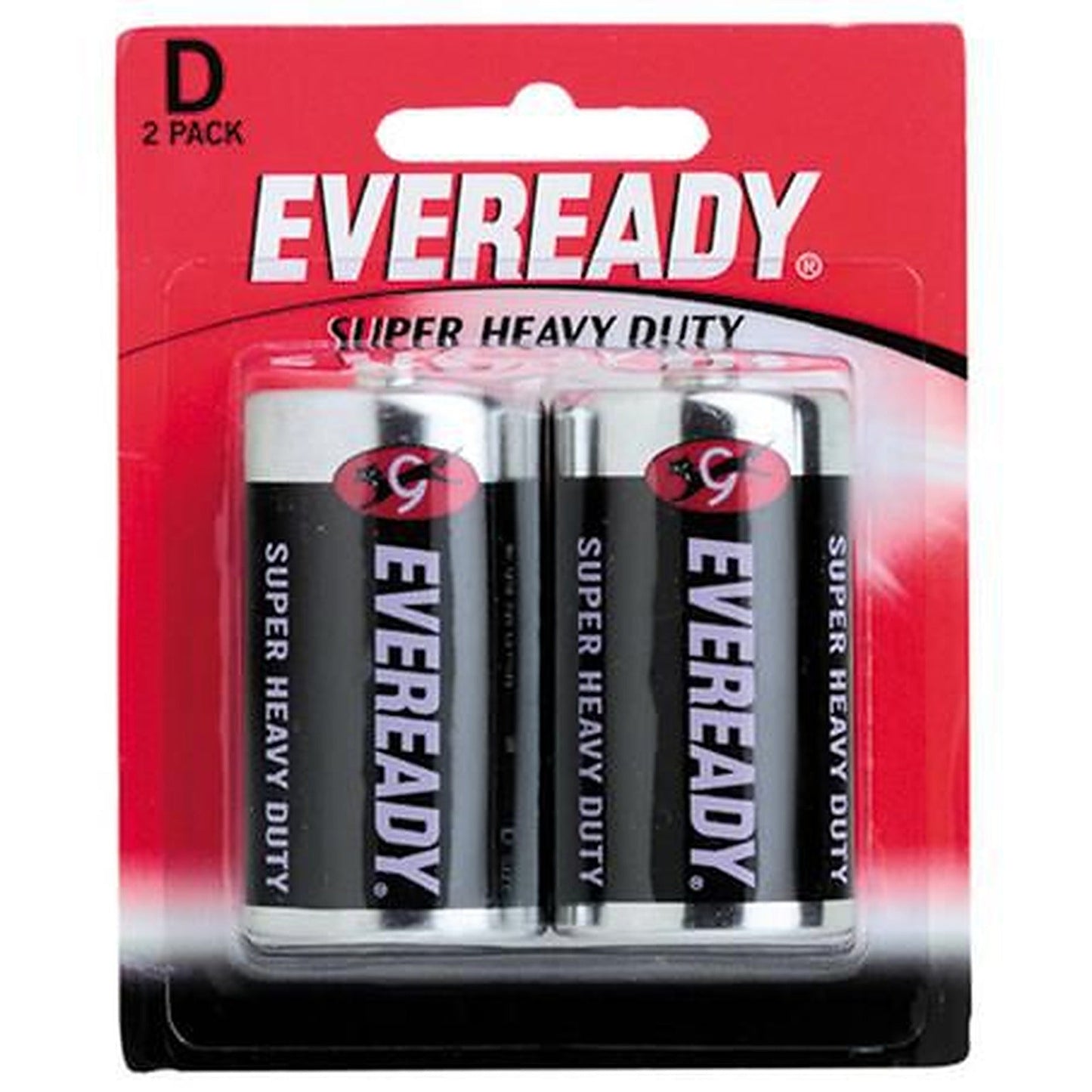 Eveready D Cell Battery Super Heavy Duty — 2 Pack E301338400