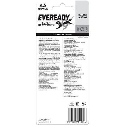 Eveready AA Battery Super Heavy Duty — 10 Pack E301346800