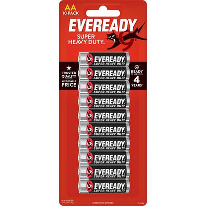 Eveready AA Battery Super Heavy Duty — 10 Pack E301346800